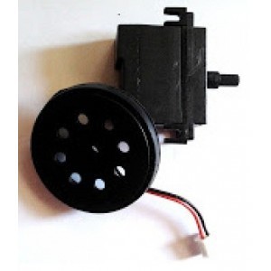 Motor gearbox 200rpm & Roda Hitam