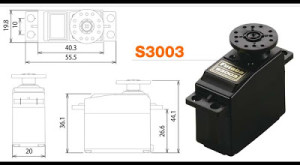 SERVO FUTABA S3003