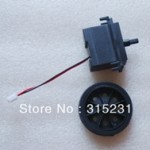 Black Gearbox Motor DC + Wheel, 200rpm