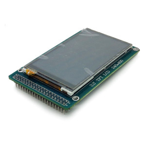 3,2 INCH TFT touch screen + SD card slot