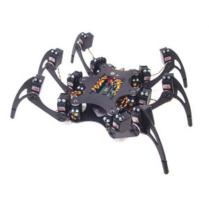 Aluminium Hexapod Spider 18dof six Legs Robot Frame Kit Fully Compatible with Arduino (Frame Only)