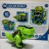 Robot Dino 4 in 1, Mainan Edukasi Anak, Robot Dinosaurus 4 in 1