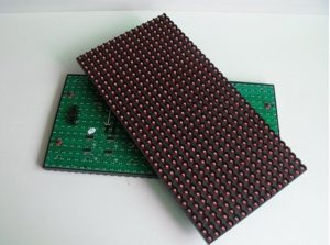 Modul LED P10 Full OutDoor merah (Module running teks P10)