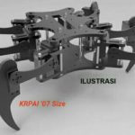 Casing robot laba laba, case robot spider,  Rangka Robot Hexapod Spider