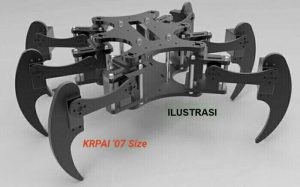 Casing robot laba laba, case robot spider,  Rangka Robot Hexapod Spider